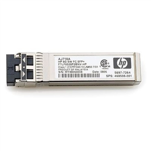 HP 8Gb Short Wave FC SFP+ AJ718A 8Gb Short Wave Fibre Channel SFP Finisar FTLF8528P3BNV Multi-mode 850nm Transceiver