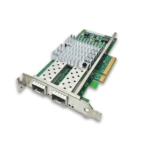 Intel Ethernet Converged Network Adapter X520-DA2 10GbE SFP+ PCI-e Dual Port HBA Host Bus Adapter Card Low Profile Dell 0942V6