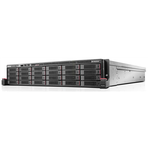 Lenovo ThinkServer RD650 2x Intel Xeon 12Core E5-2670v3 2,3GHz 32GB DDR4 RAM 16SFF 300GB HDD 720i 1GB 12Gb RAID 2x 450W PSU