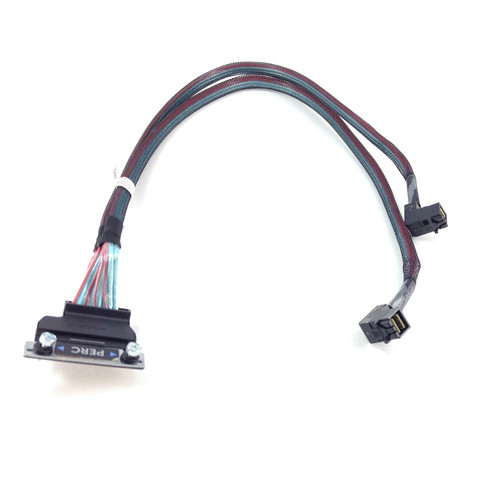 Dell Perc Internal Dual Mini SAS SFF-8643 Cable for PowerEdge Server R730 8SFF Backplane Dell 0F037K Cabluri