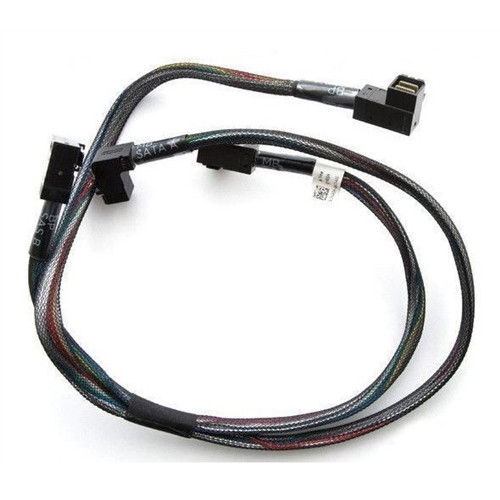 Dell Internal Dual Mini-SAS 2x SFF-8643 S130 Backplane Cable for PowerEdge R630 8SFF Dell 0N4R5H Cabluri