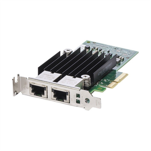 Intel X550-T2 10GbE Dual Port Ethernet Converged Network Adapter PCI-e Low Profile 2x RJ45 Dell 0C4D5P