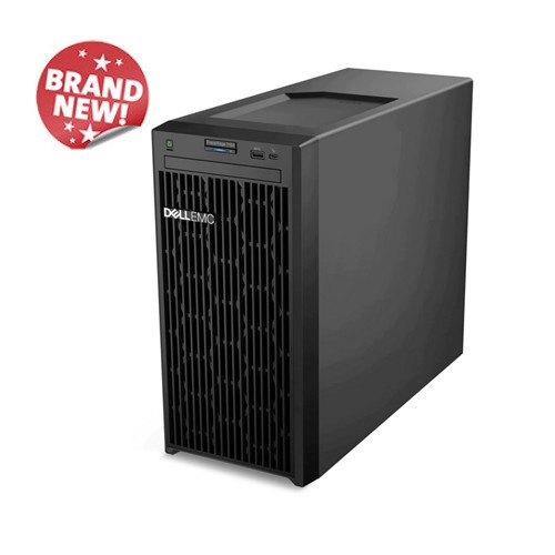 Dell PowerEdge T150 Intel Xeon 8Core E-2378 2,6Ghz 32GB DDR4 RAM 4LFF Hdd Bay 1x 8TB HDD Perc H355 Raid iDrac9 300W (NEW)