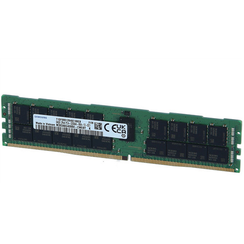 64GB DDR4 PC4 25600R 3200AA 2Rx4 4G ECC 288Pin CL19 1,2V DIMM RAM M393A8G40AB2-CWE Dell P2MYX Server & Workstation Memory (New)