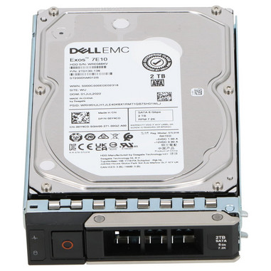 Dell EMC 2TB SATA3 6Gb 256MB Seagate Exos 7E10 Enterprise ST2000NM012B 3,5" LFF Hot Swap HDD Dell 00Y4CD (Recertified)